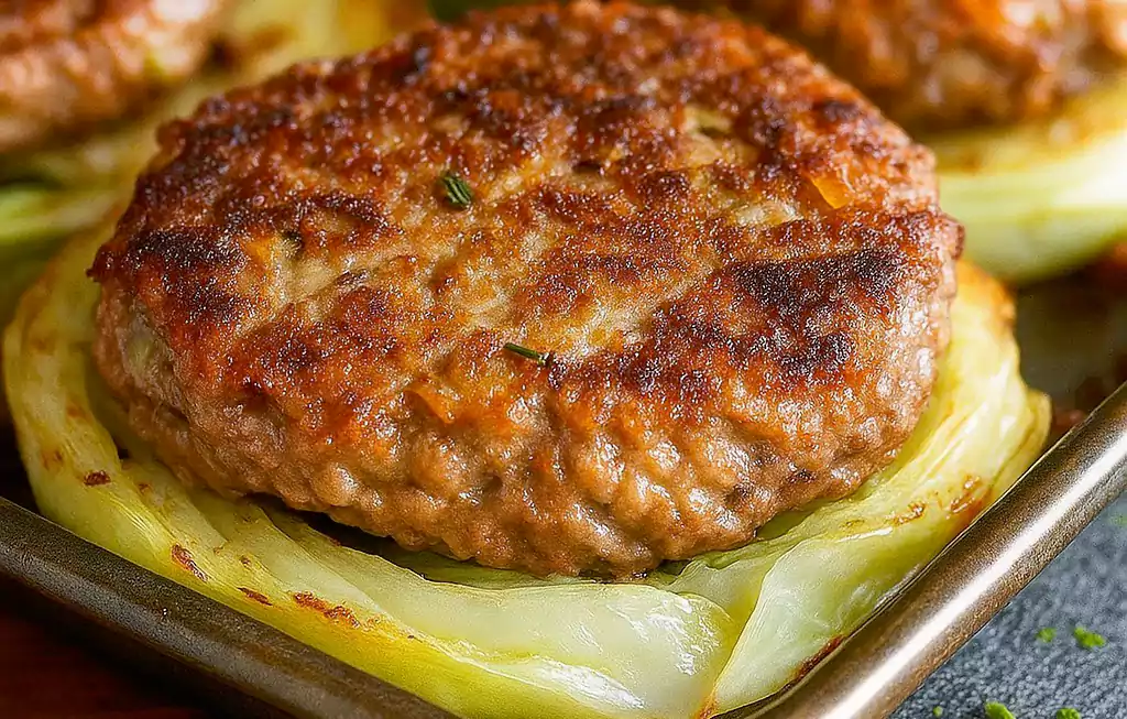 Cabbage Steaks & Beef Patties