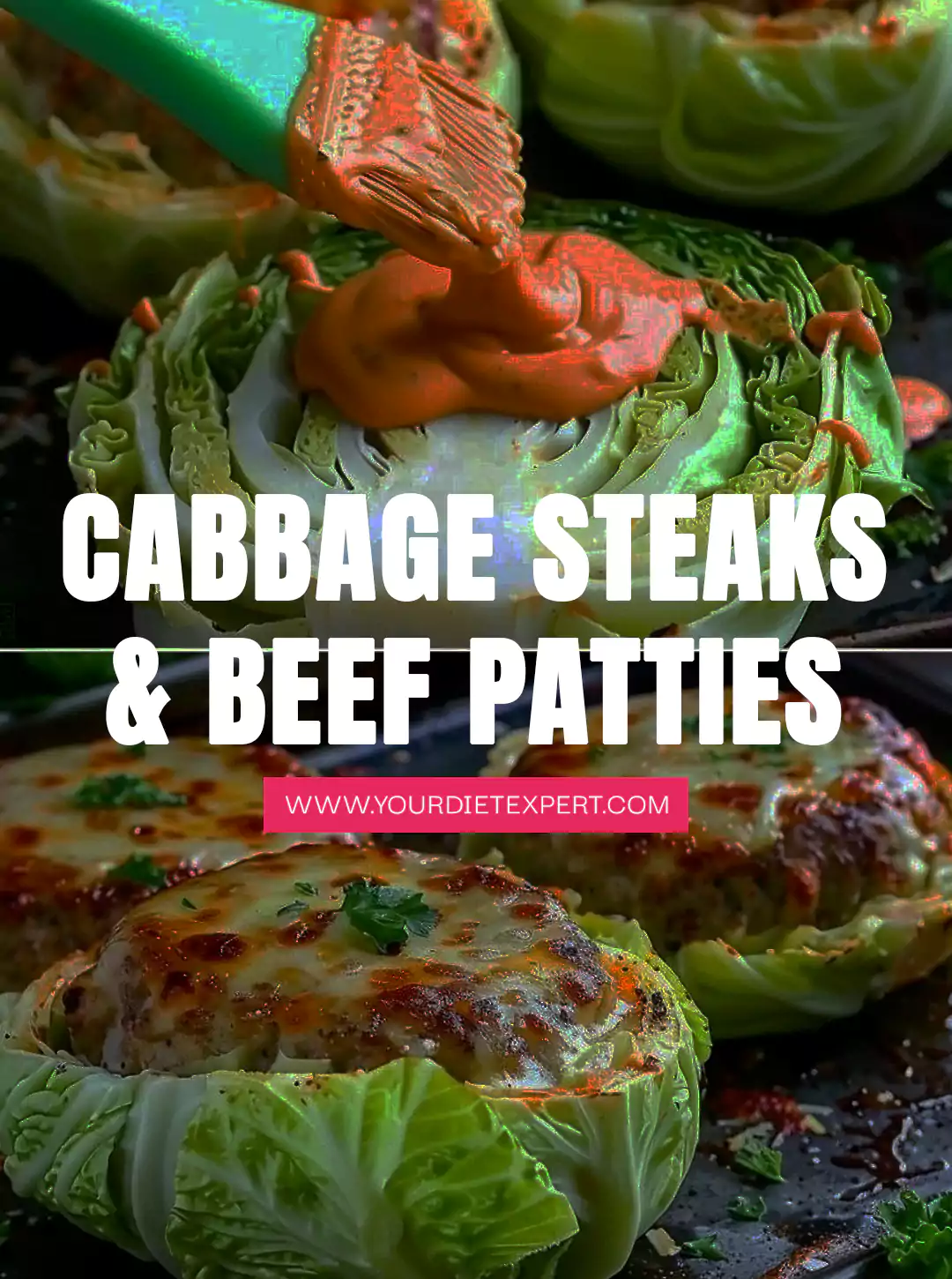 Cabbage Steaks & Beef Patties