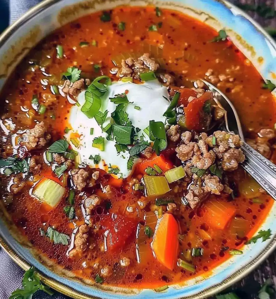 Cheesy Keto Taco Soup