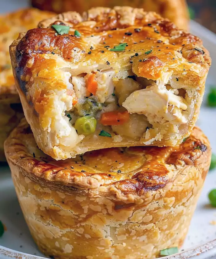 Easy Mini Chicken Pot Pies