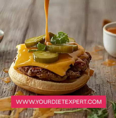 Keto Big Mac Chaffle 3