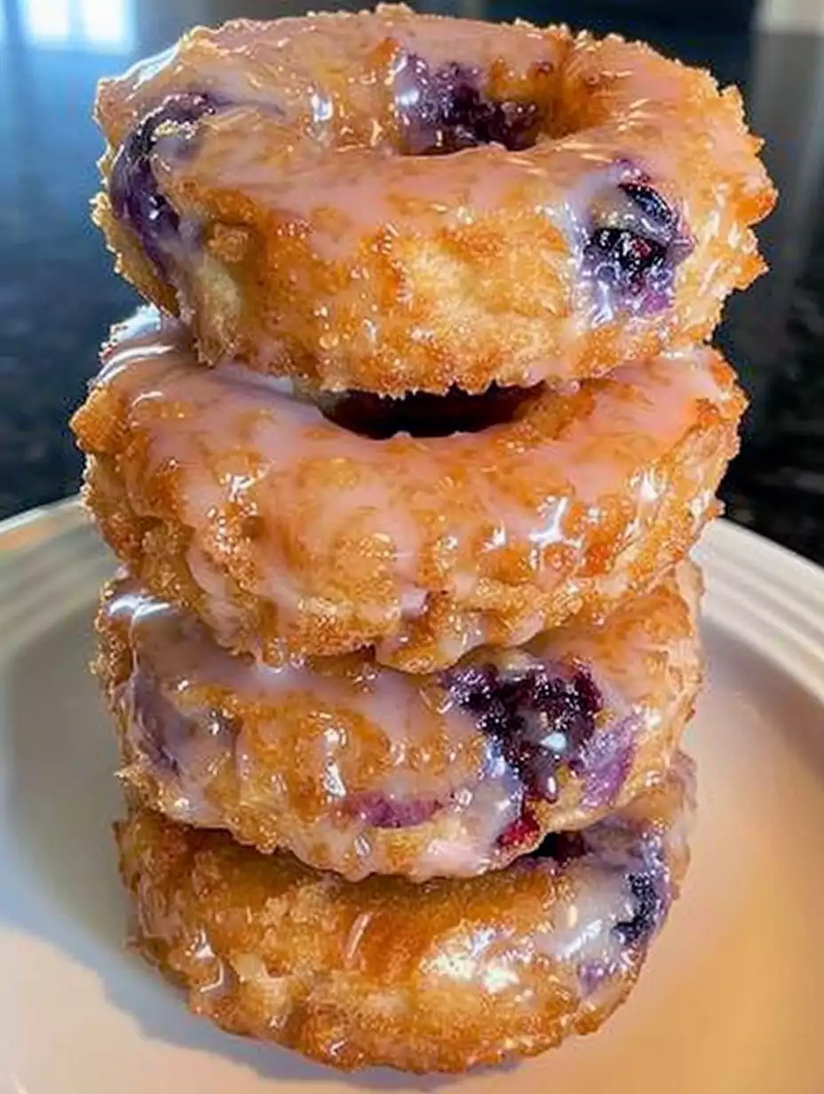 Keto Blueberry Donuts