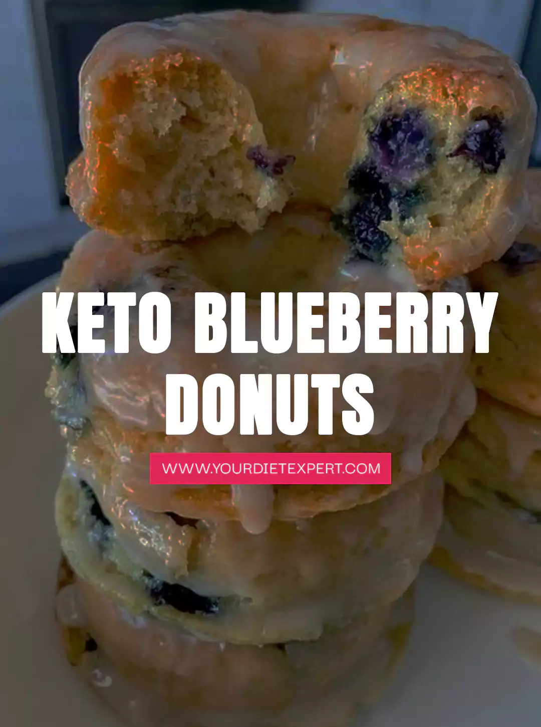 Keto Blueberry Donuts