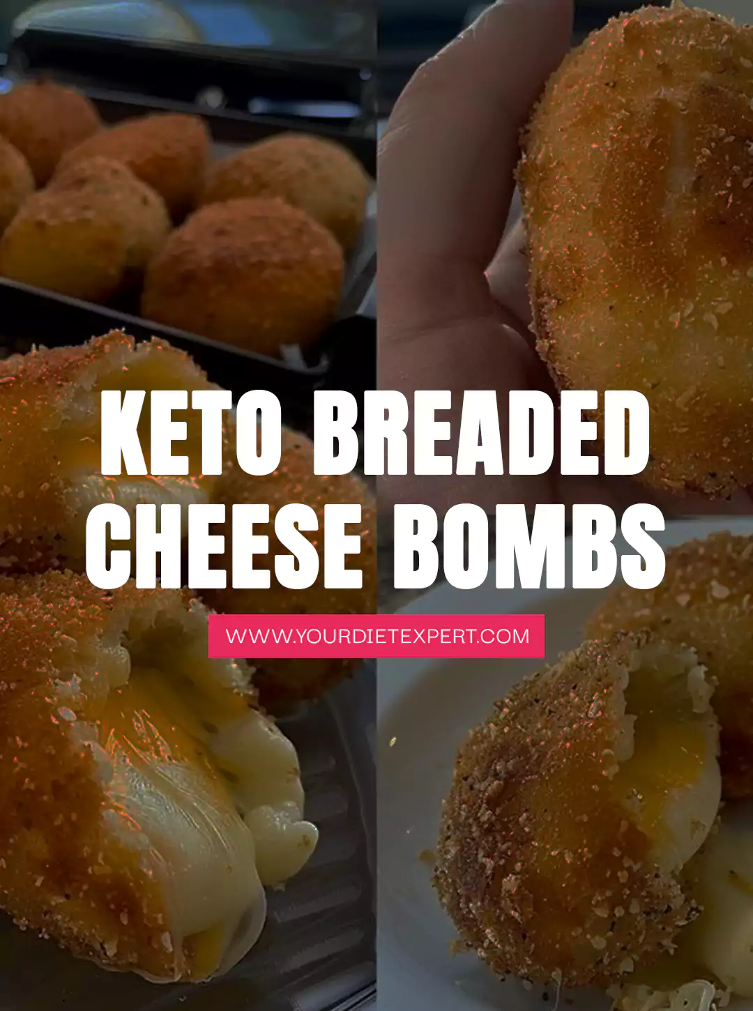Keto Breaded Cheese Bombs