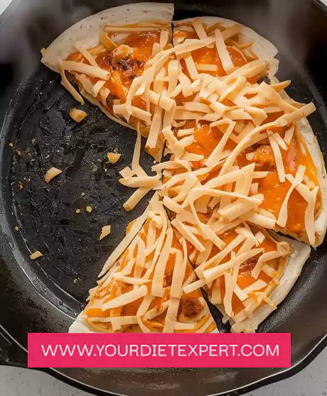 Keto Buffalo Chicken Quesadillas