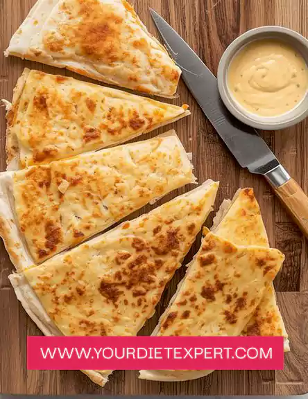 Keto Buffalo Chicken Quesadillas