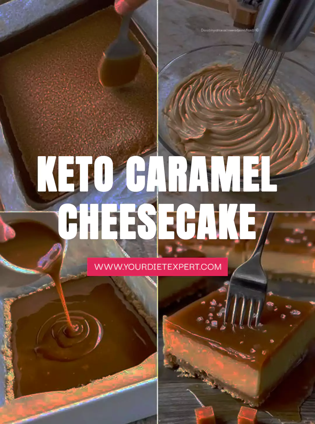 Keto Caramel Cheesecake
