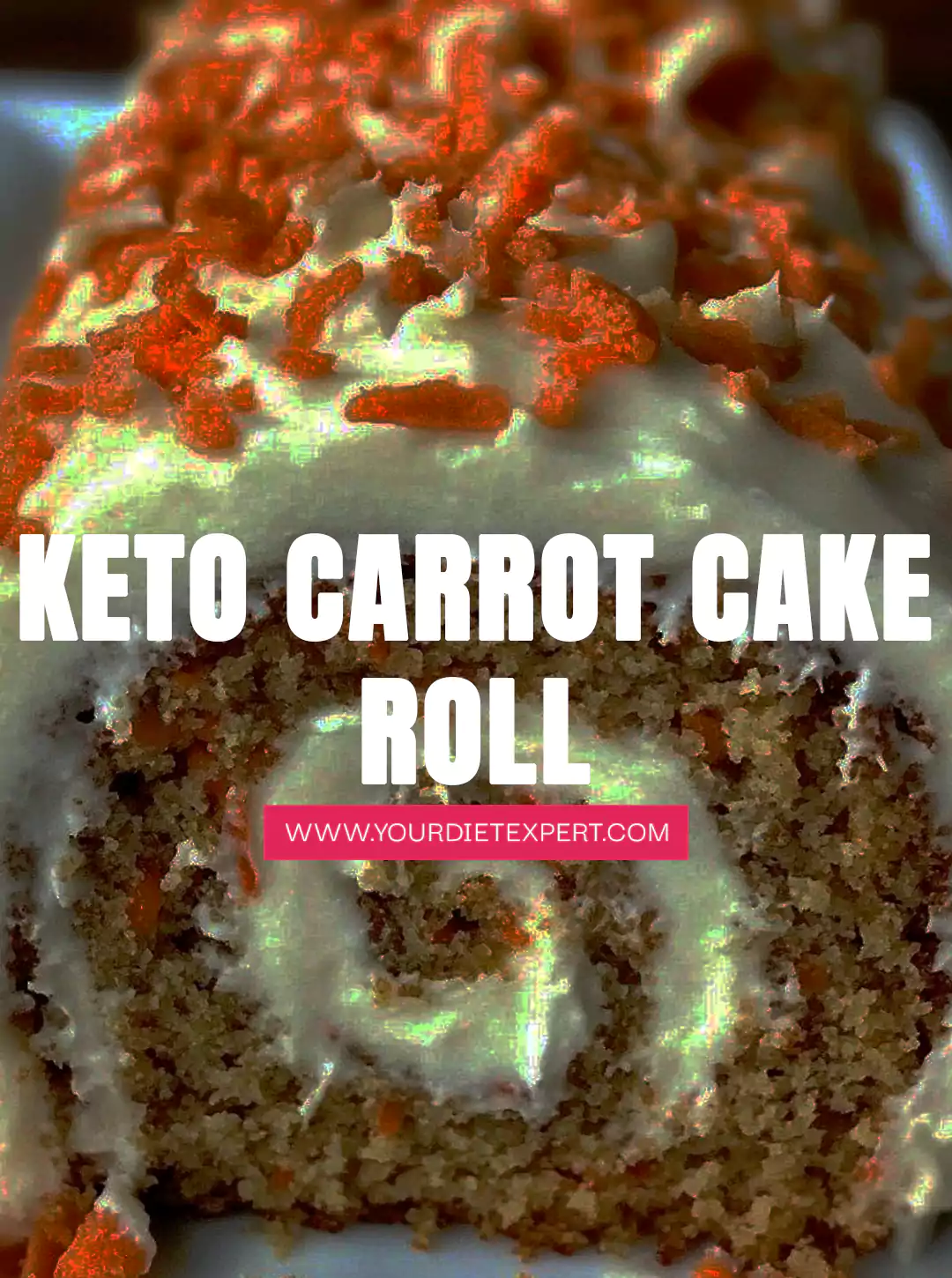 Keto Carrot Cake Roll