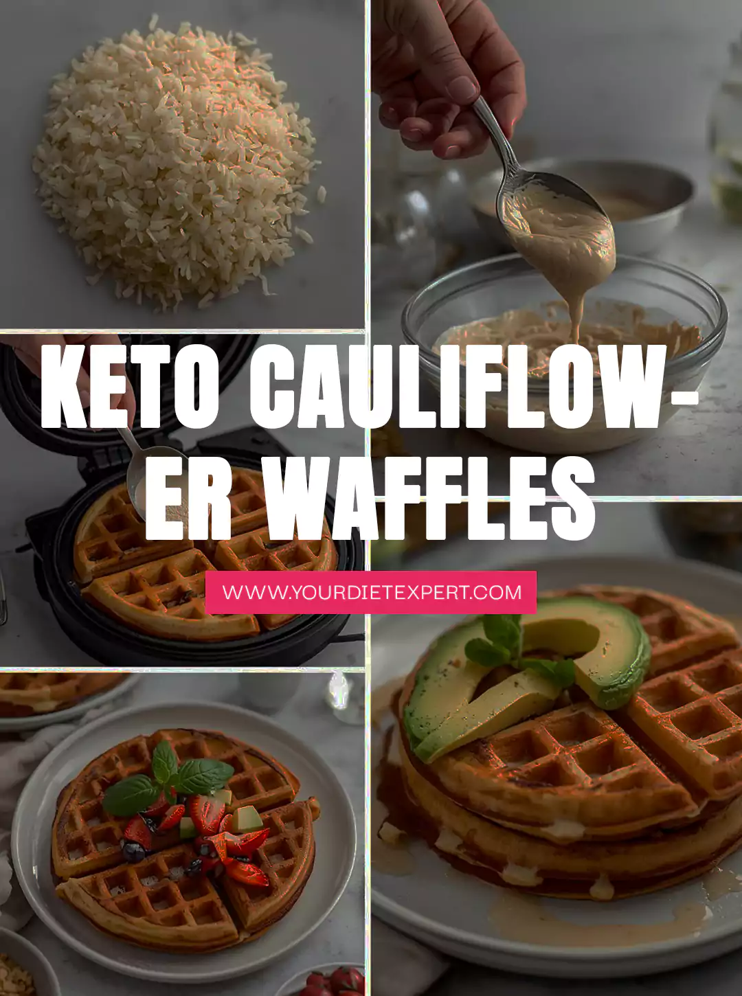 Keto Cauliflower Waffles