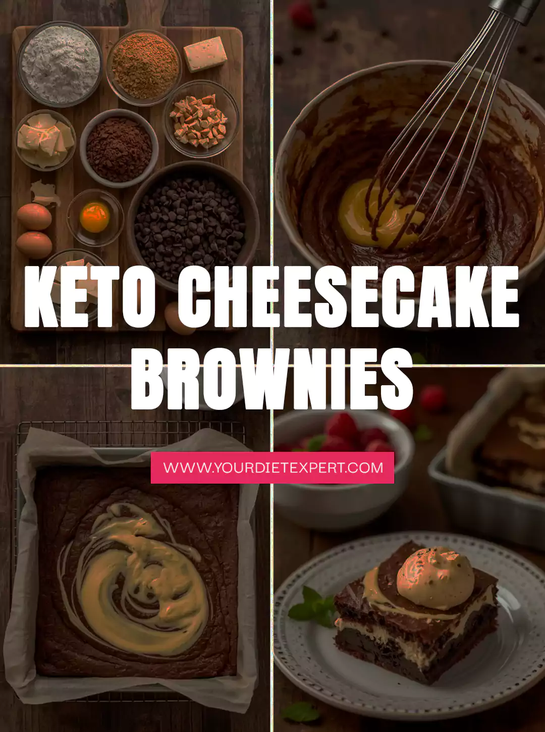 Keto Cheesecake Brownies