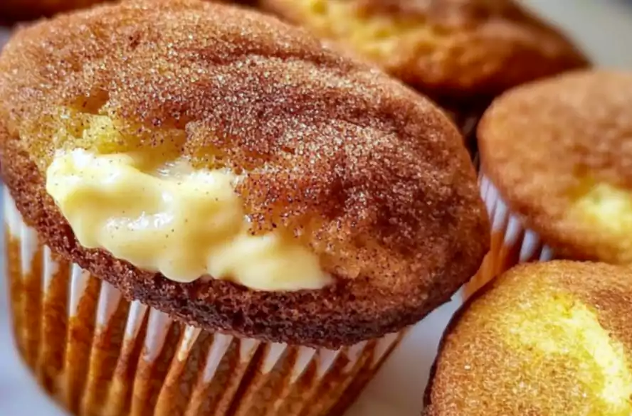 Keto Cinnamon Cream Cheese Muffins