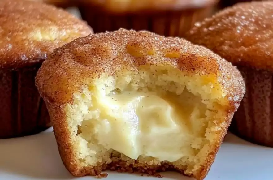 Keto Cinnamon Cream Cheese Muffins