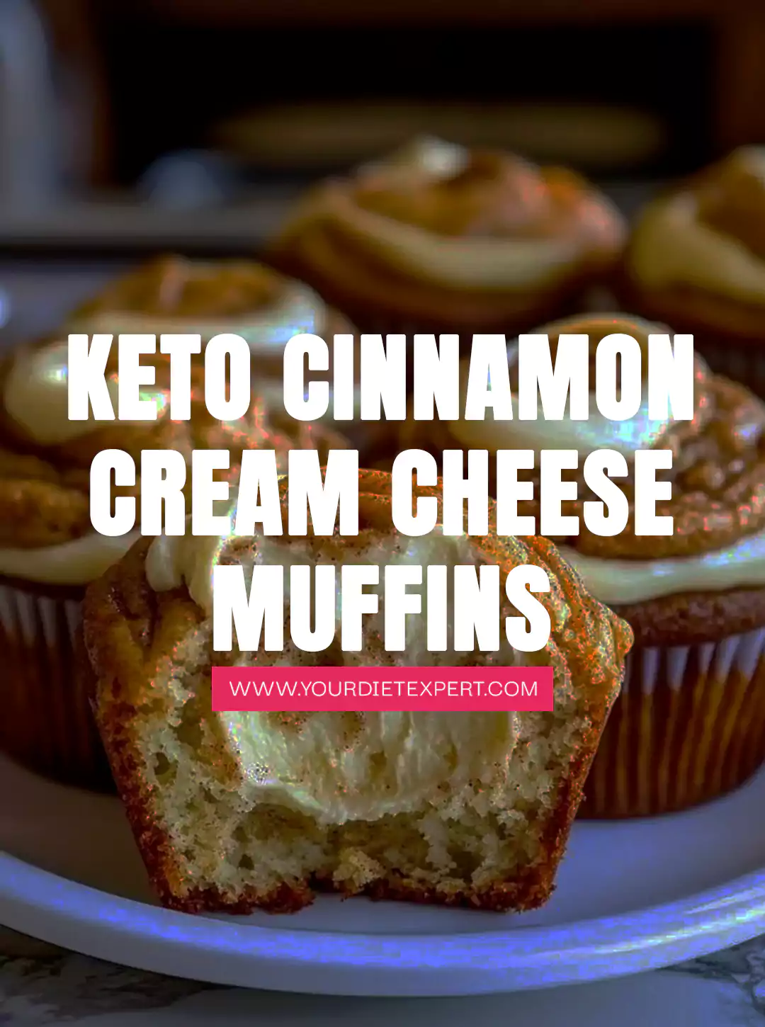 Keto Cinnamon Cream Cheese Muffins