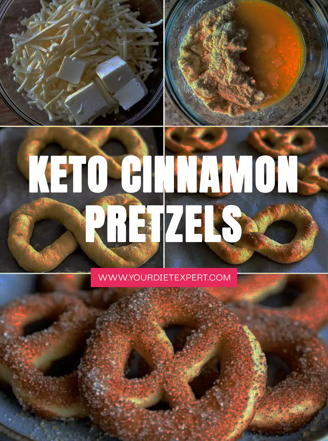 Keto Cinnamon Pretzels