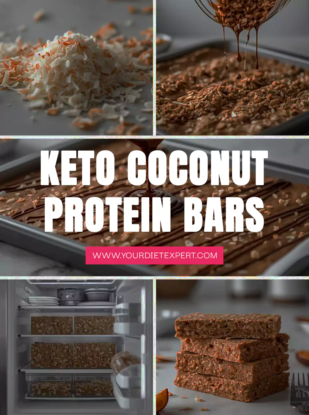 Keto Coconut Protein Bars