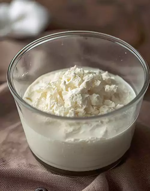 Keto Cottage Cheese Coconut Pudding