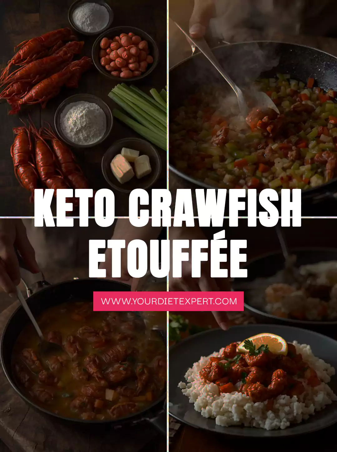 Keto Crawfish Etouffée