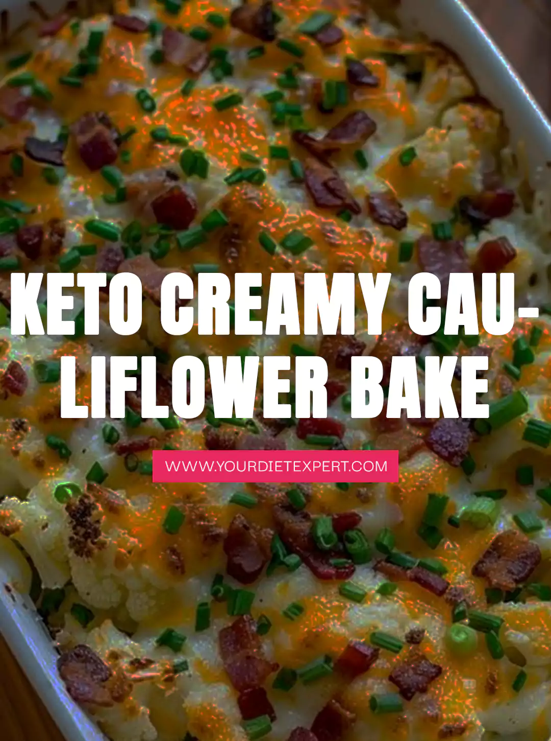 Keto Creamy Cauliflower Bake