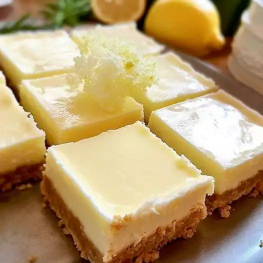 Keto Creamy Lemon Squares