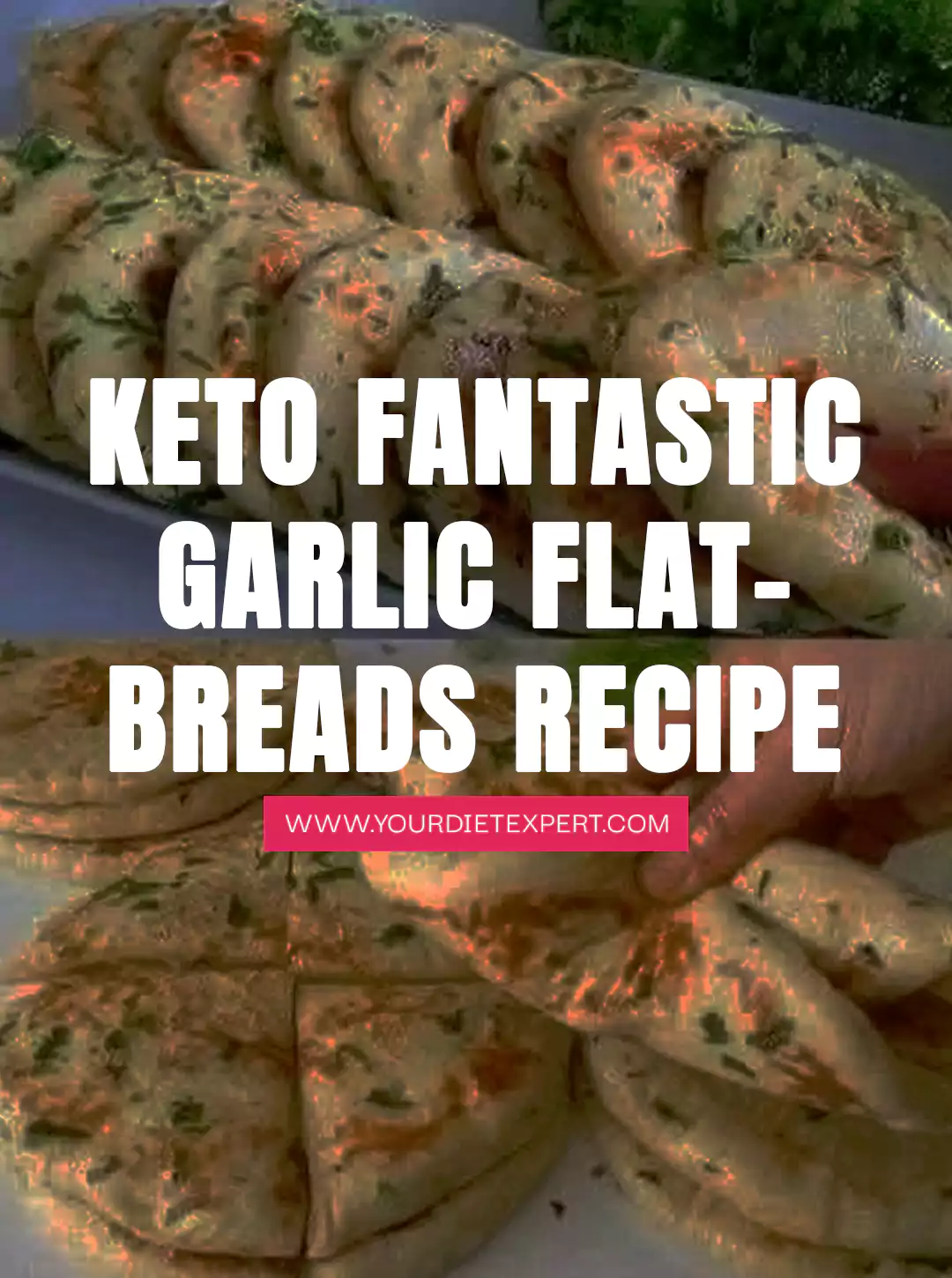 Keto Fantastic Garlic Flatbreads Recipe