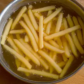 Keto Garlic Parmesan Jicama Fries