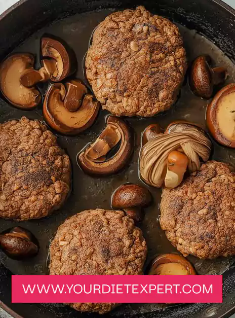 Keto Hamburger Steak & Gravy 2