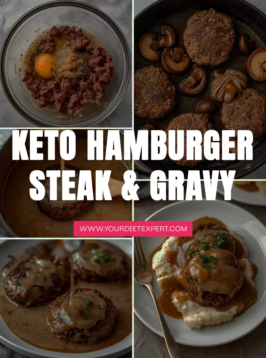 Keto Hamburger Steak & Gravy