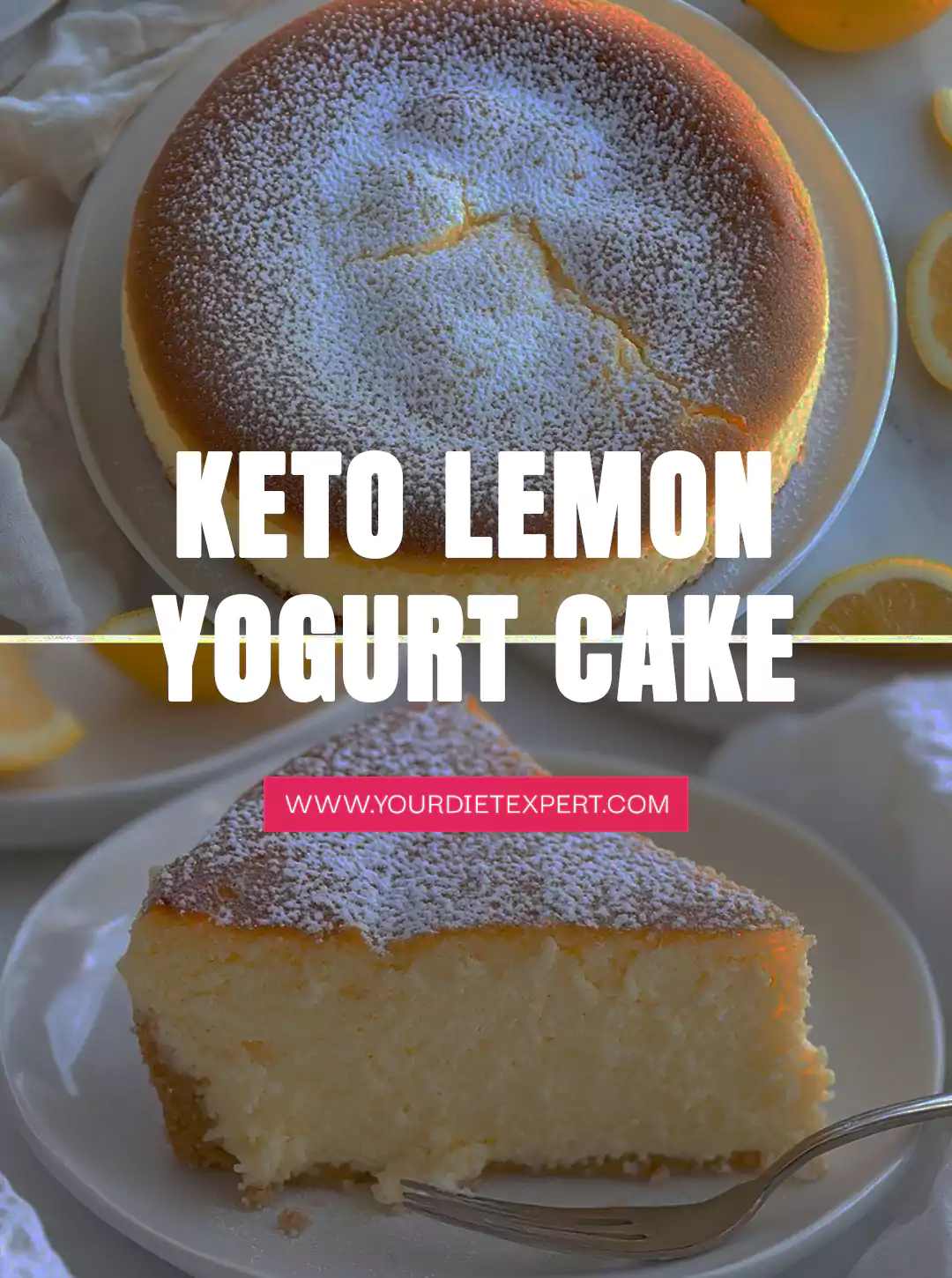 Keto Lemon Yogurt Cake