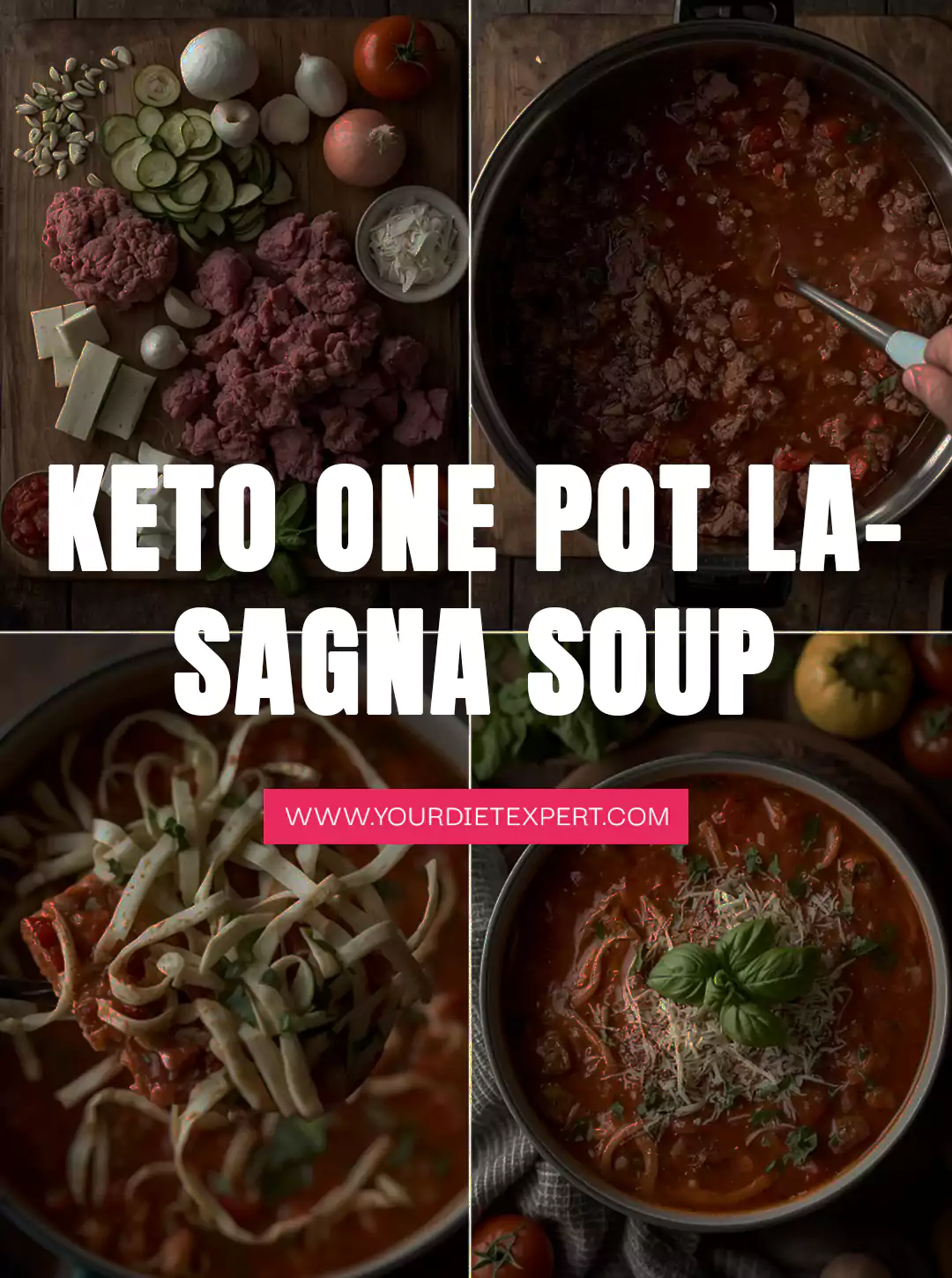Keto One Pot Lasagna Soup
