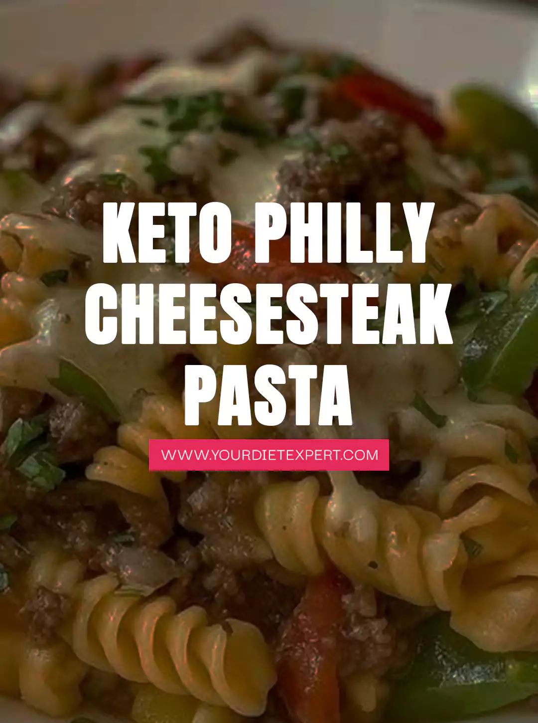 Keto Philly Cheesesteak Pasta