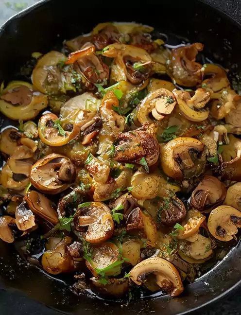 Keto Sautéed Zucchini & Mushrooms