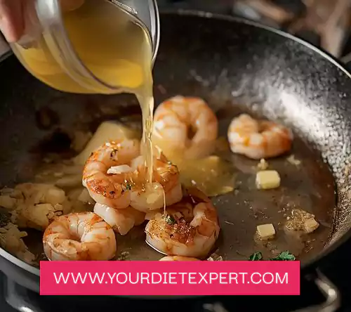 Keto Shrimp Scampi over Cauliflower Rice