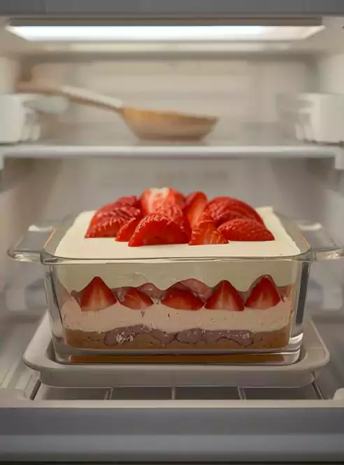 Keto Strawberry Icebox Cake
