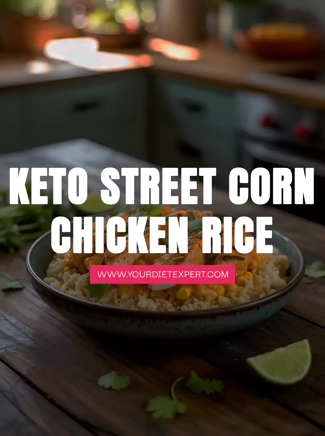 Keto Street Corn Chicken Rice