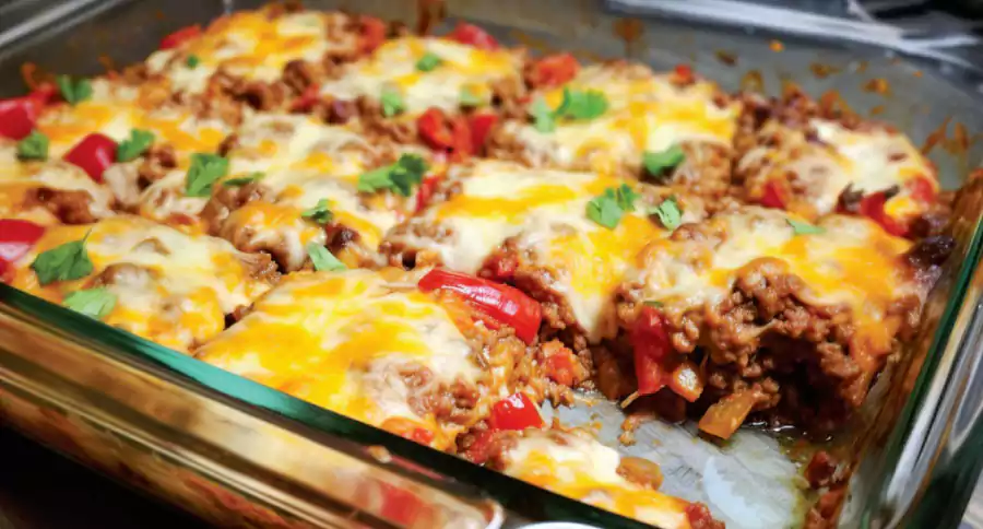 Keto Stuffed Pepper Casserole