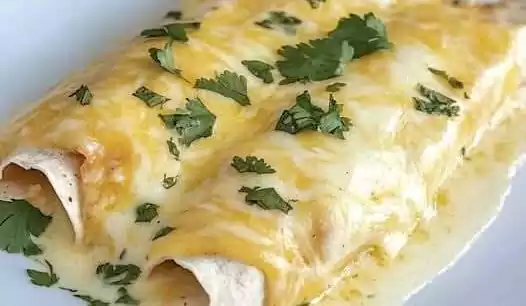 Low Carb White Chicken Enchiladas