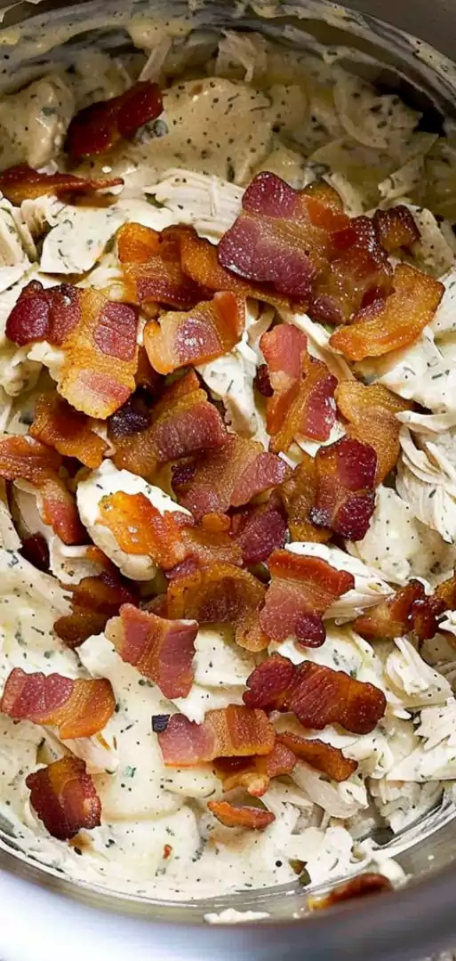 Slow Cooker Cream Cheese Crack Chicken
