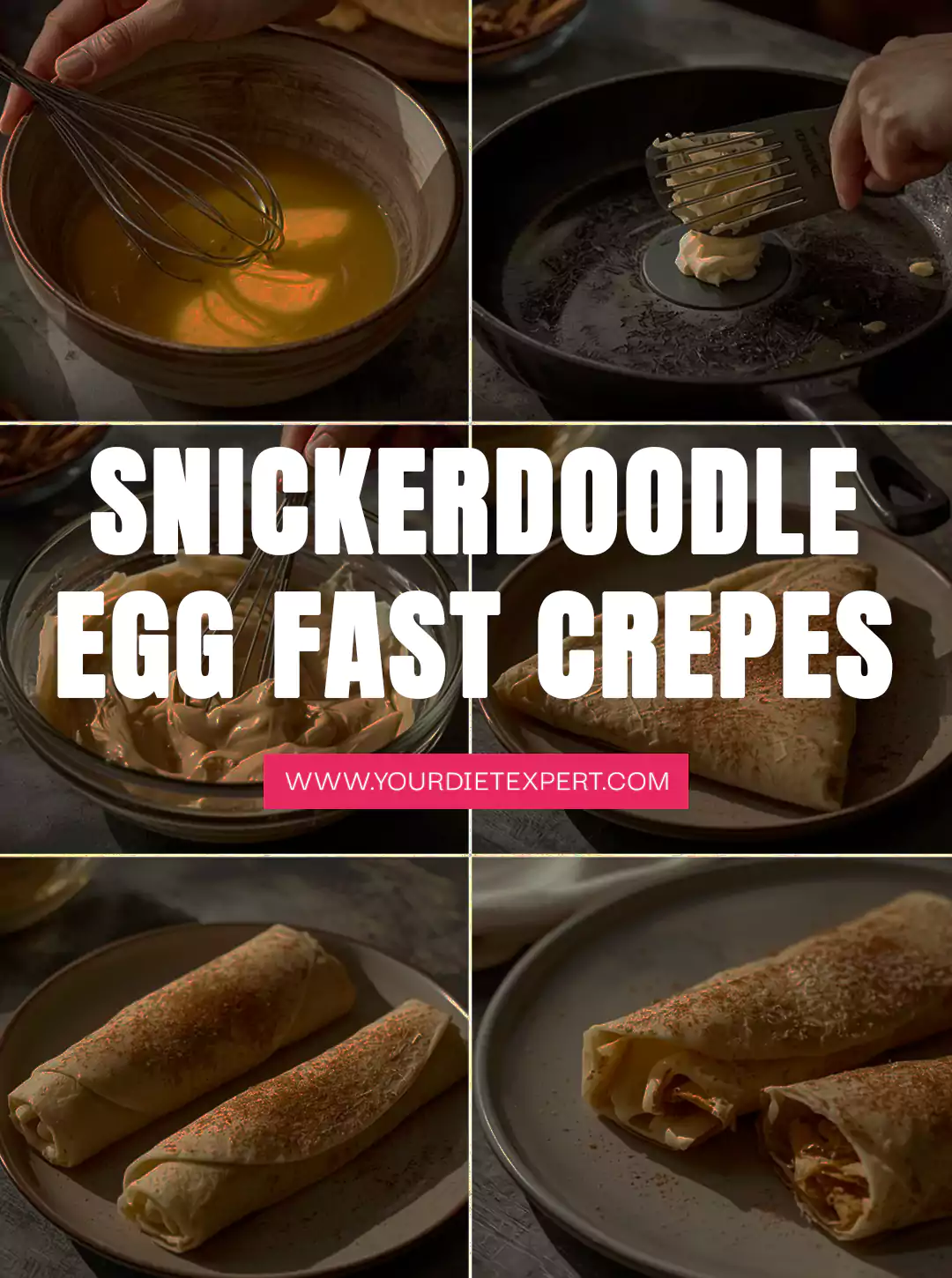 Snickerdoodle Egg Fast Crepes
