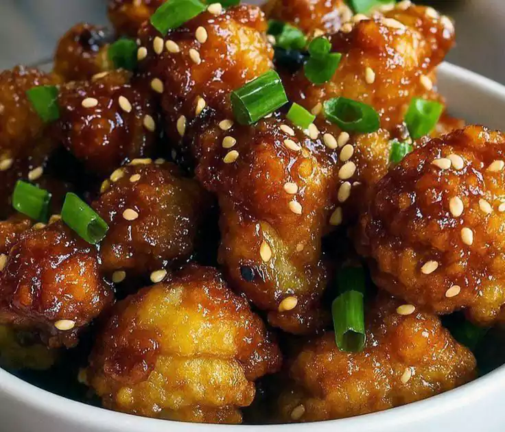 Spicy Sesame Cauliflower Wings