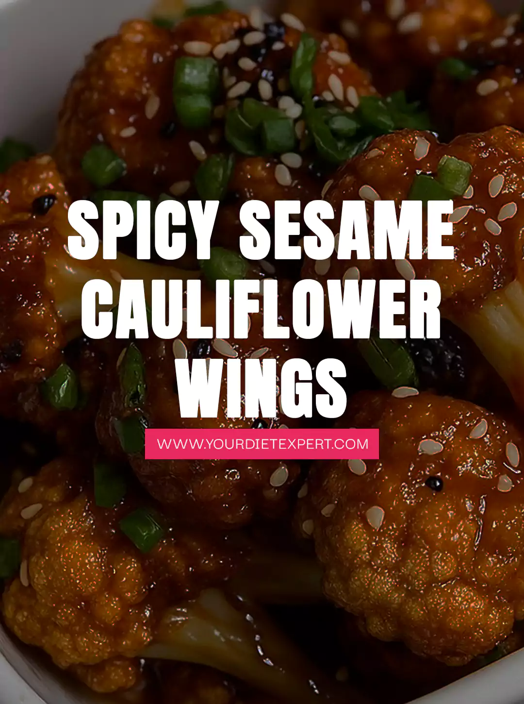 Spicy Sesame Cauliflower Wings