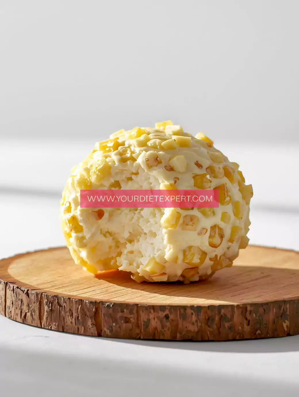 Diabetic-Friendly Pineapple Cheeseball – Light, Creamy & Naturally Sweet