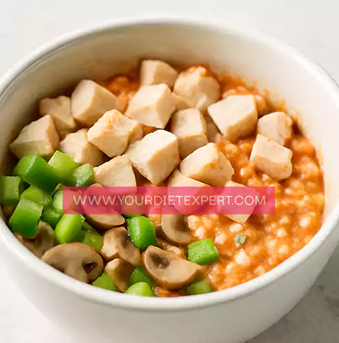 High-Protein Cottage Cheese Pizza Bowl 2