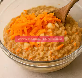 High-Protein Oat Apple Carrot Cake 3