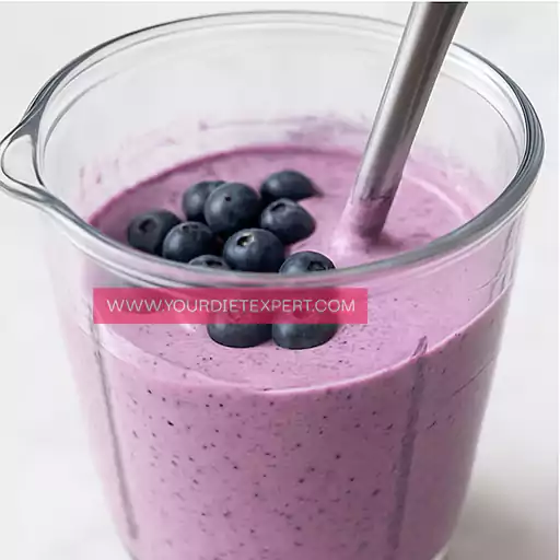 High-Protein Blueberry Cheesecake Mousse 3