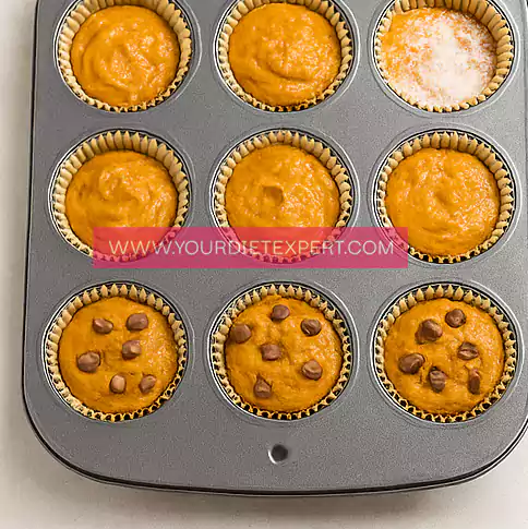High-Protein Pumpkin Chocolate Chip Muffins 5