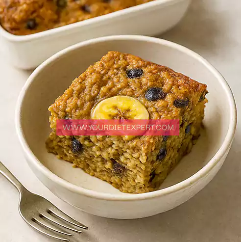 High-Protein Banana Baked Oatmeal 5