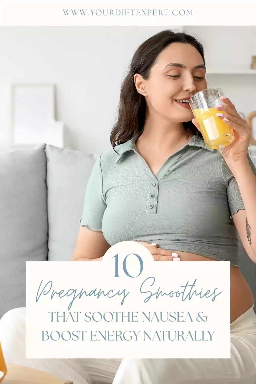 5 Pregnancy Smoothies That Soothe Nausea & Boost Energy Naturally