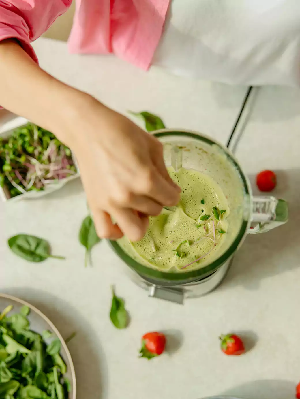 Citrus + Spinach Iron Boost Smoothie