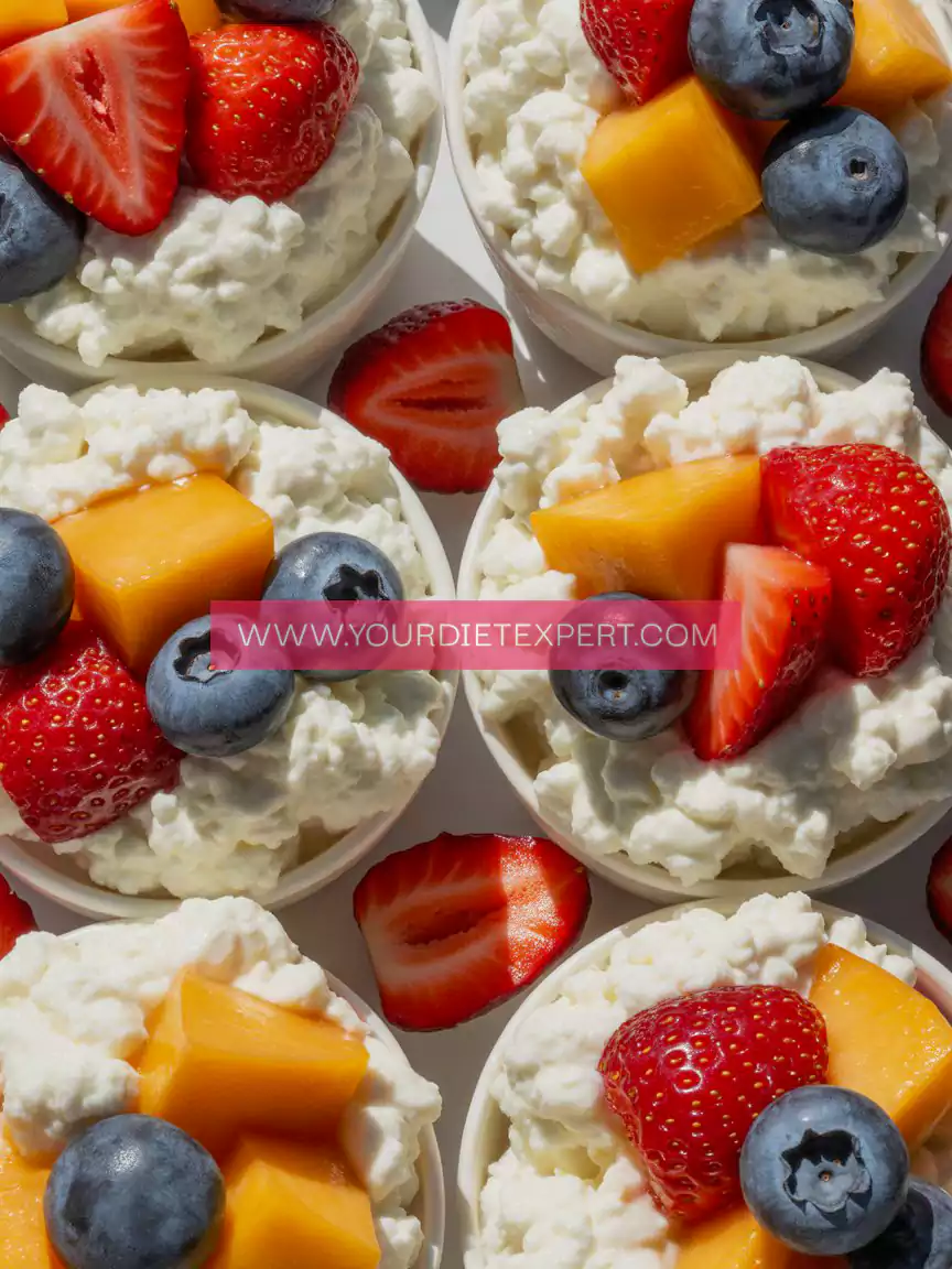 Cottage Cheese Fruit Cups