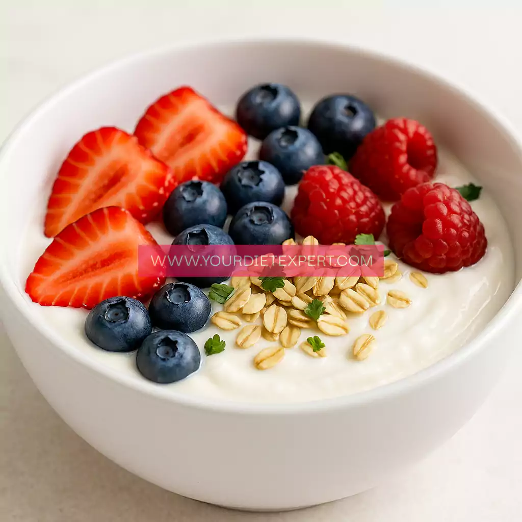 Greek Yogurt Berry Bowl